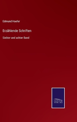 Book cover for Erzählende Schriften