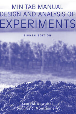 Cover of Minitab Manual Design and Analysis of Experiments