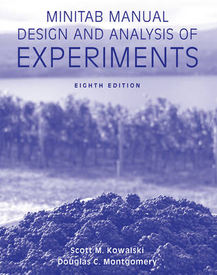 Book cover for Minitab Manual Design and Analysis of Experiments