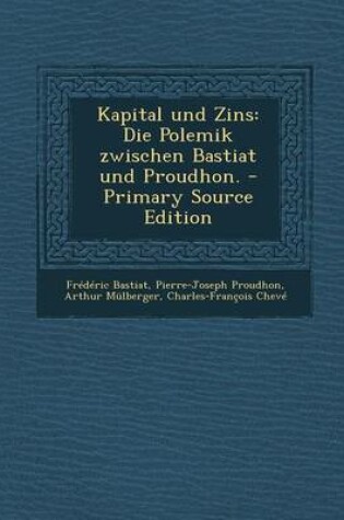 Cover of Kapital Und Zins