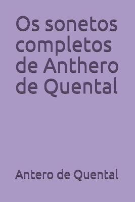 Book cover for Os sonetos completos de Anthero de Quental