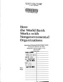 Book cover for How the World Bank Works with Nongovernmental Organizations