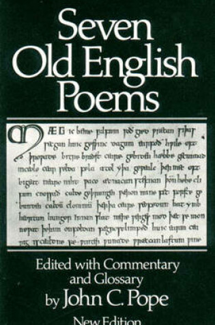 Cover of SEVEN OLD ENGLISH POEMS 1E PA