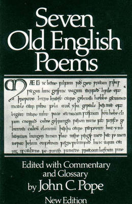 Book cover for SEVEN OLD ENGLISH POEMS 1E PA