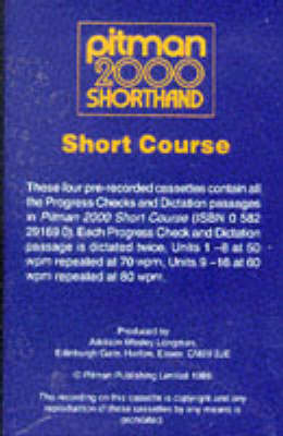 Book cover for Pitman 2000 Shorthand Short Course Cassette 1