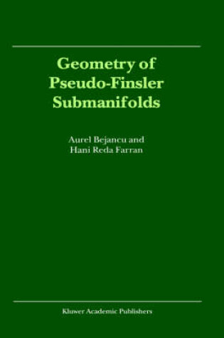 Cover of Geometry of Pseudo-Finsler Submanifolds