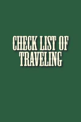 Book cover for Check List of Traveling