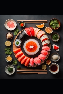 Cover of Cucina giapponese - ricette - tra tradizione e follia
