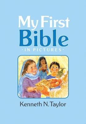 Book cover for My First Bible In Pictures, Baby Blue