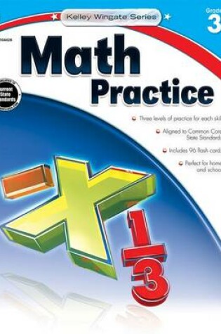 Cover of Math Practice, Grade 3