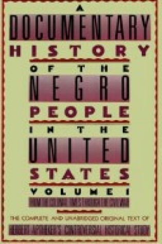 Cover of History Negro in USA-1910-1932