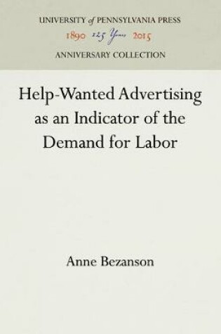 Cover of Help-Wanted Advertising as an Indicator of the Demand for Labor