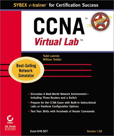 Book cover for CCNA Virtual Lab e-Trainer