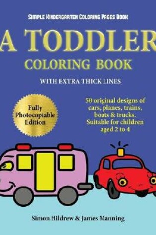 Cover of Simple Kindergarten Coloring Pages Book