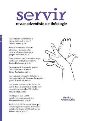 Book cover for servir. revue adventiste de theologie