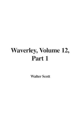 Book cover for Waverley, Volume 12, Part 1