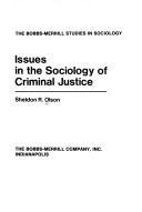 Cover of Issues in the Sociology of Criminal Justice