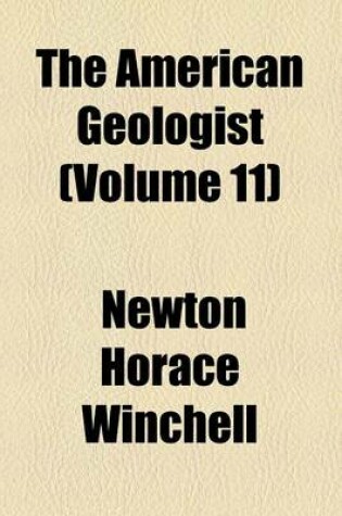 Cover of The American Geologist Volume 11