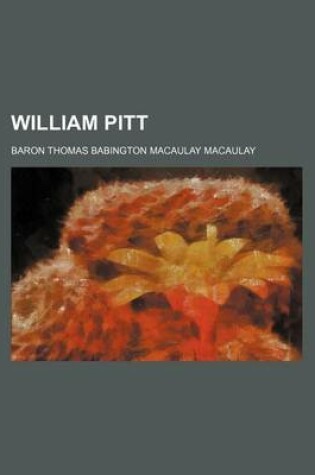 Cover of William Pitt