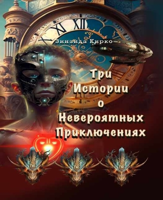 Book cover for Три Истории о Невероятных Приключениях/ Three Incredible Adventure Stories