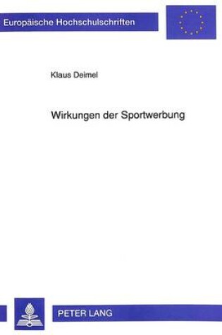 Cover of Wirkungen Der Sportwerbung