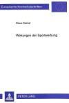 Book cover for Wirkungen Der Sportwerbung