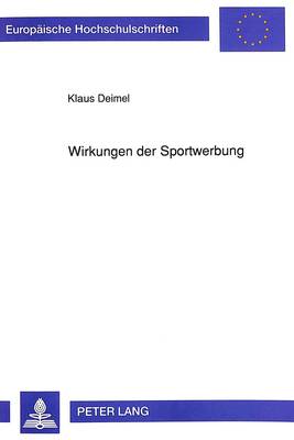 Cover of Wirkungen Der Sportwerbung