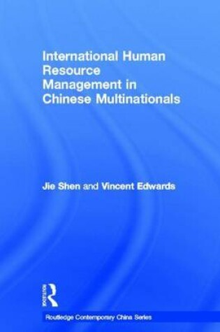 Cover of International Human Resource Management in Chinese Multinationals