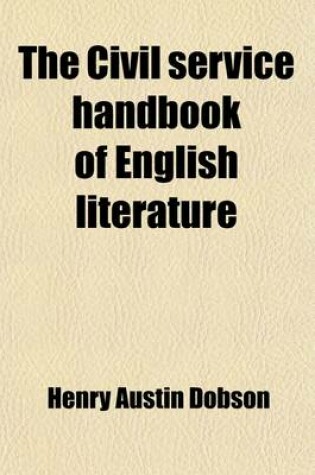 Cover of The Civil Service Handbook of English Literature