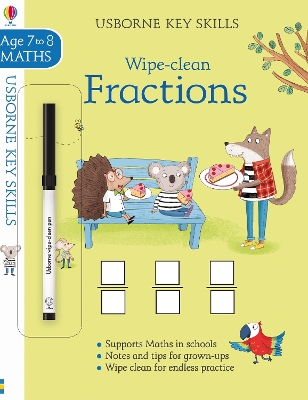 Book cover for Wipe-clean Fractions 7-8