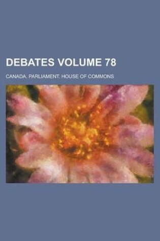 Cover of Debates Volume 78