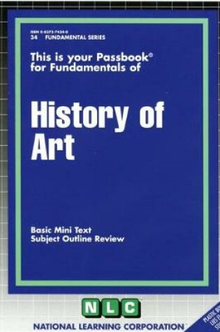 Cover of HISTORY OF ART