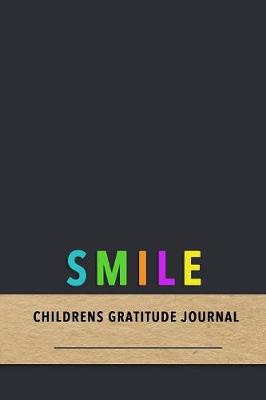 Book cover for Smile Childrens gratitude journal