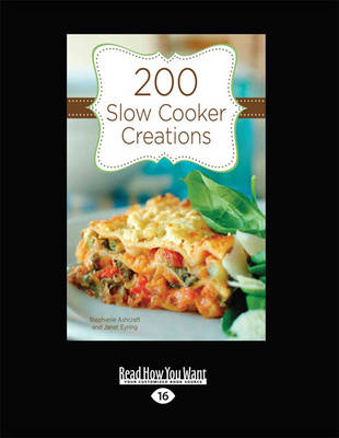 Book cover for 200 Slow Cooker Creations