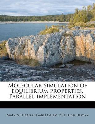 Book cover for Molecular Simulation of Equilibrium Properties. Parallel Implementation