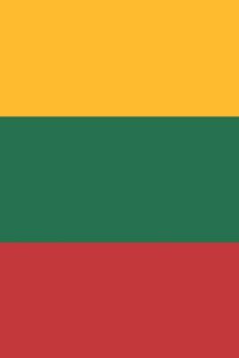 Book cover for Lithuania Travel Journal - Lithuania Flag Notebook - Lithuanian Flag Book