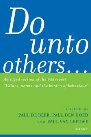 Cover of Do unto others...