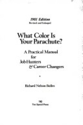 Cover of What Color Is Your Parachute? 1981