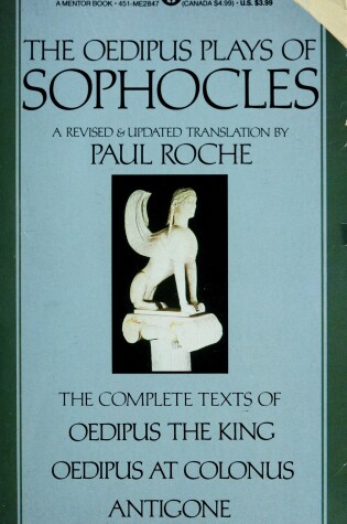 Cover of Oedipus Plays of Sophocles