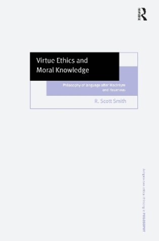 Cover of Virtue Ethics and Moral Knowledge