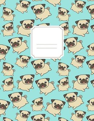 Book cover for Pug Puppy Notebook