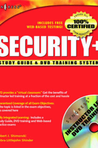 Cover of Security + Study Guide and DVD Training System