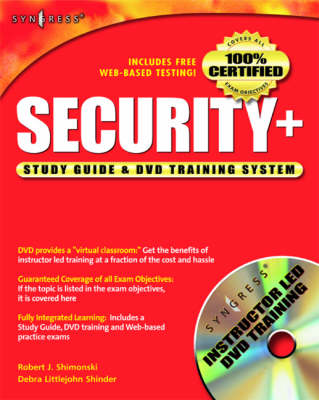 Book cover for Security + Study Guide and DVD Training System