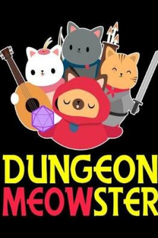 Cover of Dungeon Meowster and Cats Notebook