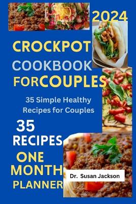 Book cover for Crockpot Cookbook for Couples 2024