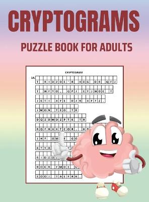 Book cover for Cryptograms Puzzle Book for Adults