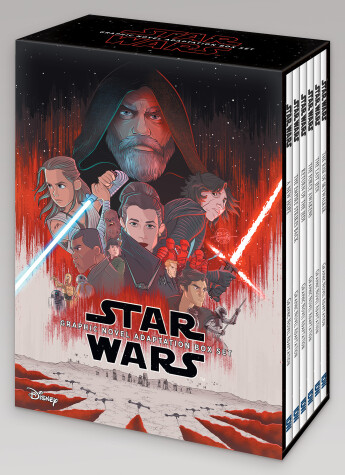 Cover of Star Wars Episodes IV–IX Graphic Novel Adaptation Box Set