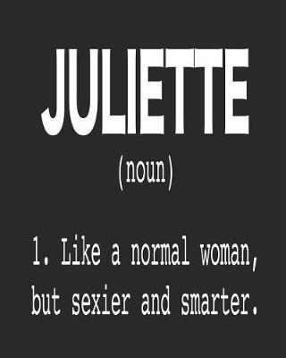 Book cover for Juliette (Noun) 1. Like a Normal Woman, But Sexier and Smarter.