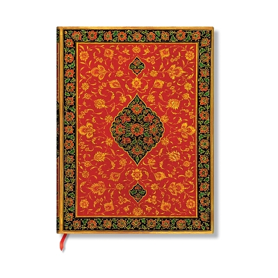 Book cover for Layla (Persian Poetry) Midi Unlined Hardback Journal (Elastic Band Closure)