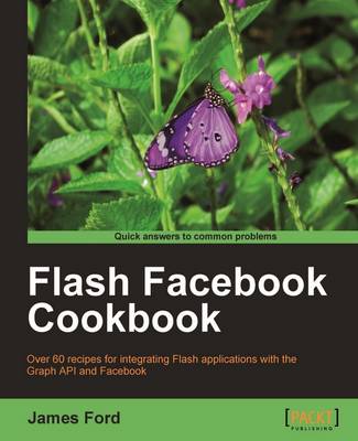 Book cover for Flash Facebook Cookbook